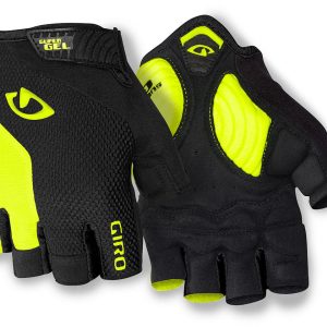 Giro Strade Dure Supergel Short Finger Gloves (Yellow/Black) (M)