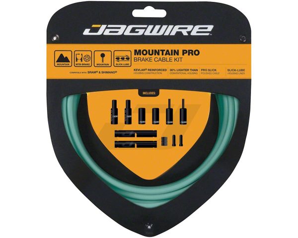 Jagwire Mountain Pro Brake Cable Kit (Bianchi Celeste) (Stainless) (1.5mm) (1500/2800mm) (w/ Housing