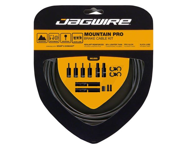 Jagwire Mountain Pro Brake Cable Kit (Black) (Stainless) (1.5mm) (1500/2800mm) (w/ Housing)