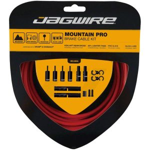 Jagwire Mountain Pro Brake Cable Kit (Red) (Stainless) (1.5mm) (1500/2800mm) (w/ Housing)