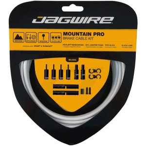 Jagwire Mountain Pro Brake Cable Kit (White) (Stainless) (1.5mm) (1500/2800mm) (w/ Housing)