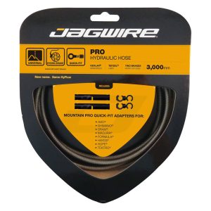 Jagwire Mountain Pro Hydraulic Disc Hose Kit (Carbon Silver) (3000mm) (Braided) (Requires Jagwire Mo