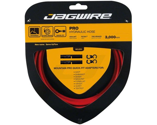 Jagwire Mountain Pro Hydraulic Disc Hose Kit (Red) (3000mm) (Requires Jagwire Mountain Pro Quick-Fit