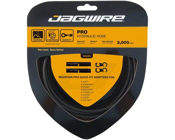 Jagwire Mountain Pro Hydraulic Disc Hose Kit (Stealth Black) (3000mm) (3000mm) (Requires Jagwire Mou