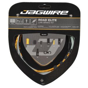 Jagwire Road Elite Link Brake Cable Kit (Gold) (1.5mm) (1350/2350mm) (w/ Housing)