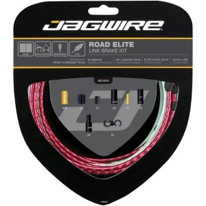 Jagwire Road Elite Link Brake Cable Kit (Red) (1.5mm) (1350/2350mm) (w/ Housing)