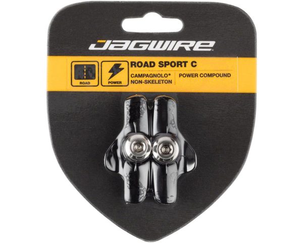 Jagwire Road Sport C Brake Pads (Black) (Campagnolo Non-Skeleton) (1 Pair)