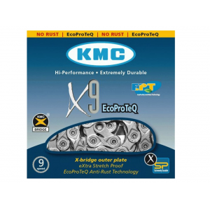 KMC X9 Nickel Plated 9-Speed Chain