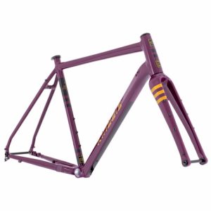 Kinesis Tripster AT Gravel Bike Frameset With Columbus Forks - Dark Plum / 57cm