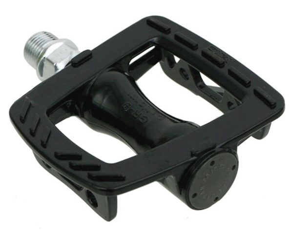 MKS GR-9 Platform Road Pedals (Black) (Toe Clip Compatible)