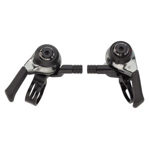 Microshift SL-M10/M11 Thumb Shifters (Black) (Pair) (2/3 x 10 Speed) (Shimano Compatible)