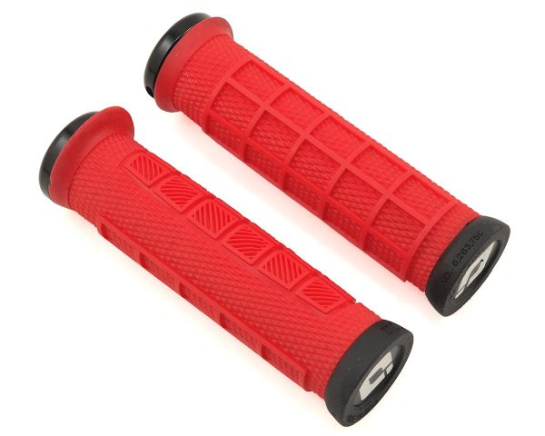 ODI Elite Pro V2.1 Lock-On Grips (Red/Black) (130mm)