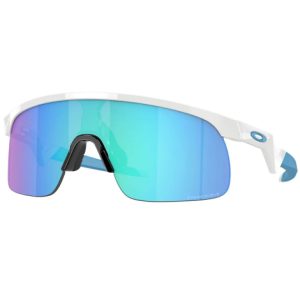 Oakley Resistor Youth Prizm Sunglasses - Polished White Frame / Prizm Sapphire / OJ9010-0723