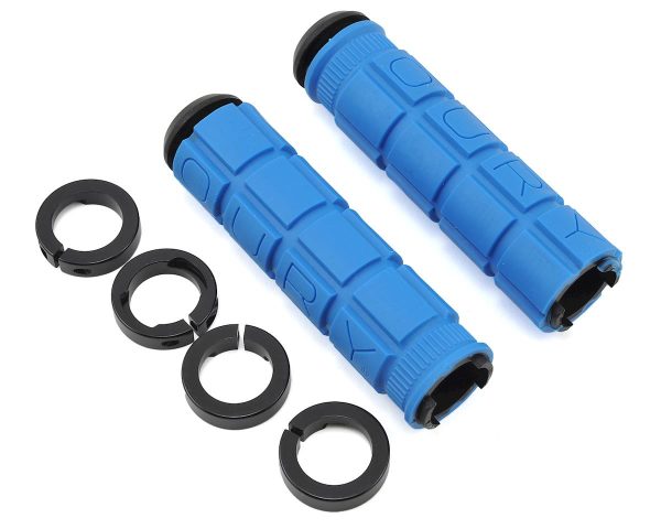 Oury Lock-On Mountain Grips (Blue) (Bonus Pack) - In The Know Cycling