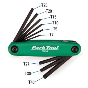 Park Tool TWS2C Torx Compatible Star-Shaped Driver Set