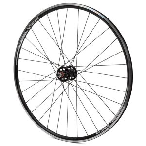 Quality Wheels Track Double Wall Rear Wheel (Black) (Freewheel) (10 x 120mm) (700c) (Flip-Flop Hub)
