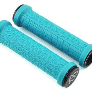 Race Face Grippler Lock-On Grips (Turquoise) (30mm)