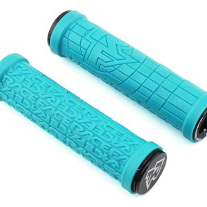 Race Face Grippler Lock-On Grips (Turquoise) (33mm)