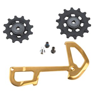 SRAM XX1 Eagle Ceramic Bearing Pulleys w/ Gold Inner Cage