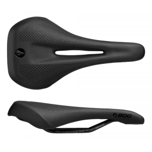 Sdg | Allure V2 Saddle Black With Black Accents, Lux-Alloy Rails | Nylon