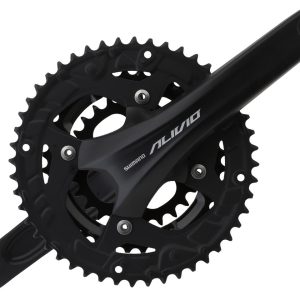 Shimano Alivio FC-T4060 Crankset (Black) (3 x 9 Speed) (Hollowtech II) (175mm) (48/36/26T)