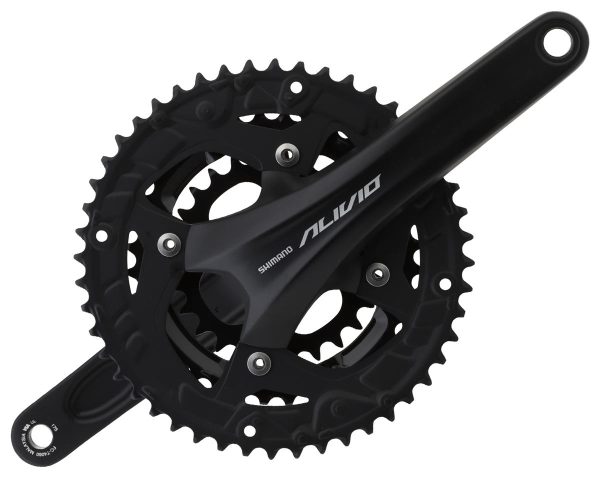 Shimano Alivio FC-T4060 Crankset (Black) (3 x 9 Speed) (Hollowtech II) (175mm) (48/36/26T)