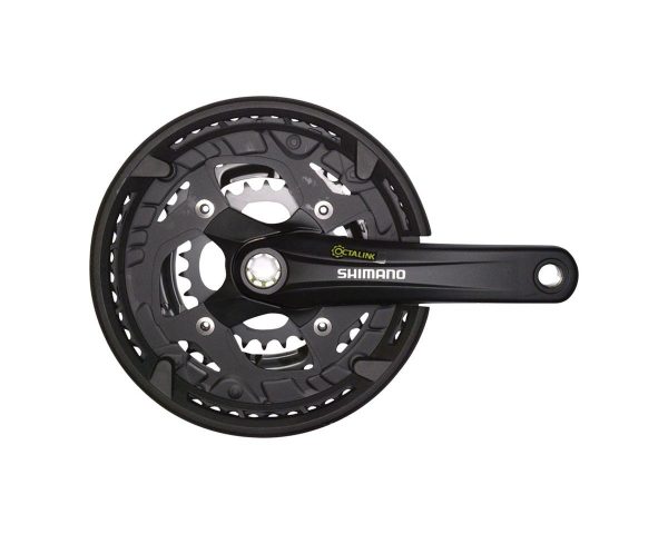 Shimano Alivio T4010 Octalink Crankset w/ Chainguard (3 x 9 Speed) (175mm) (44/32/22T)