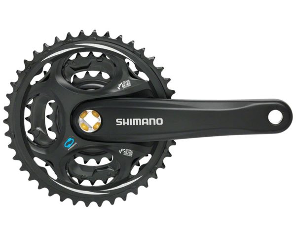 Shimano Altus FC-M311 Crankset (Black) (3 x 7/8 Speed) (Square Taper) (170mm) (42/32/22T) (Riveted)