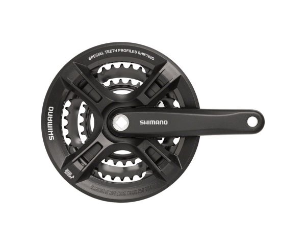 Shimano Altus FC-M311 Crankset (Black) (3 x 7/8 Speed) (Square Taper) (170mm) (42/32/22T) (Riveted)