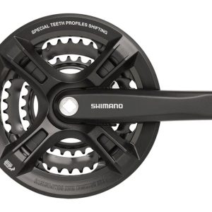 Shimano Altus M311 Crankset w/ Guard (Black) (3 x 7/8 Speed) (Square Taper) (175mm) (42/32/22T)