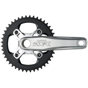 Shimano DXR Crankset (Silver/Black) (Chainring Sold Separately) (170mm)