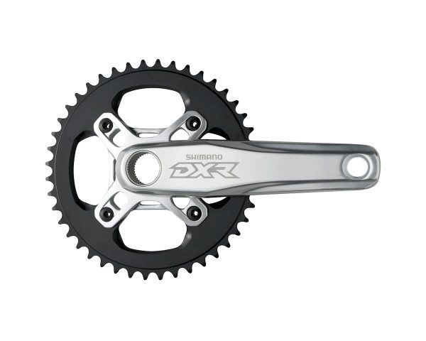 Shimano DXR Crankset (Silver/Black) (Chainring Sold Separately) (170mm)