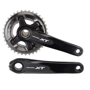 Shimano Deore XT M8000-2 Crankset (Black) (2 x 11 Speed) (175mm) (36/26T)