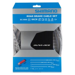 Shimano Dura-Ace BC-9000 Road Brake Cable Set (High-Tech Grey) (Polymer-Coated) (1.6mm) (1000/2050mm