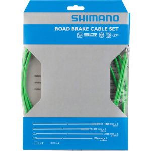 Shimano Road PTFE Brake Cable & Housing Set (Green) (1.6mm) (1000/2050mm)