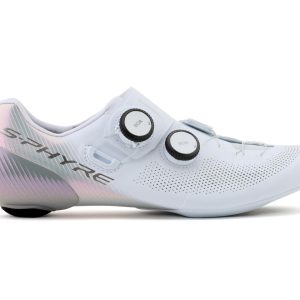 Shimano SH-RC903W Women's S-PHYRE Road Bike Shoes (White) (40)