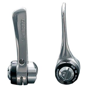 Shimano Sora SL-R400 Downtube Shifters (Silver) (Pair) (2/3 x 8 Speed) (Braze-On)