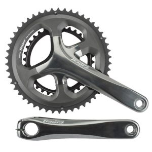 Shimano Tiagra 4700 Crankset (Grey) (2 x 10 Speed) (Hollowtech II) (165mm) (50/34T) (110 Asymmetric