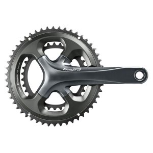 Shimano Tiagra 4700 Crankset (Grey) (2 x 10 Speed) (Hollowtech II) (165mm) (52/36T) (110 Asymmetric