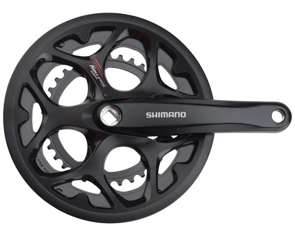 Shimano Tourney FC-A070 Crankset (Black) (2 x 7/8 Speed) (Square Taper) (170mm) (50/34T) (Riveted) (