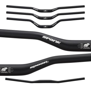 Spank | Spoon 25 Handlebar | Black | 785Mm, 25Mm Rise, 31.8Mm Clamp | Aluminum