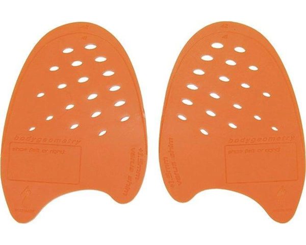 Specialized Body Geometry Internal Shoe Wedges (Orange/Varus) (20 Pack) (36-38)