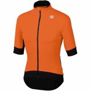 Sportful Fiandre Pro Short Sleeve Cycling Jacket - Orange SDR / 2XLarge
