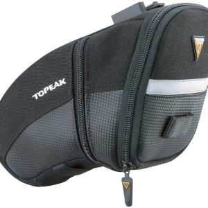 Topeak Aero Wedge Saddle Bags (Black) (QuickClick) (L)
