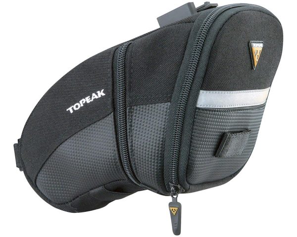 Topeak Aero Wedge Saddle Bags (Black) (QuickClick) (L)