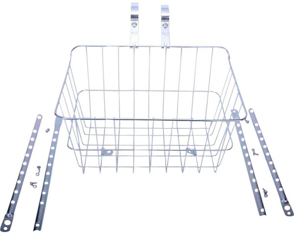 Wald 1512 Front Basket (Silver) (w/ Adjustable Legs)