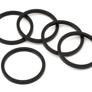 Wheels Manufacturing Aluminum Headset Spacer (Black) (1-1/8'') (2.5mm) (5 Pack)