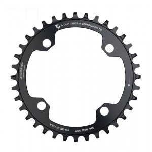 Wolf Tooth Components | 104 Bcd Drop Stop A Chainring | Black | 30T