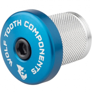 Wolf Tooth Components | Compression Plug With Integrated Spacer Stem Cap Blue