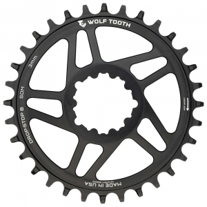 Wolf Tooth Components | Direct Mount Chainring For Sram Cranks 30T Drop-Stop B, 3Mm Offset | Aluminum